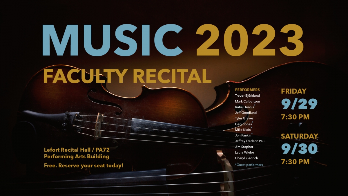 COM Music Faculty Recital Fall 2023